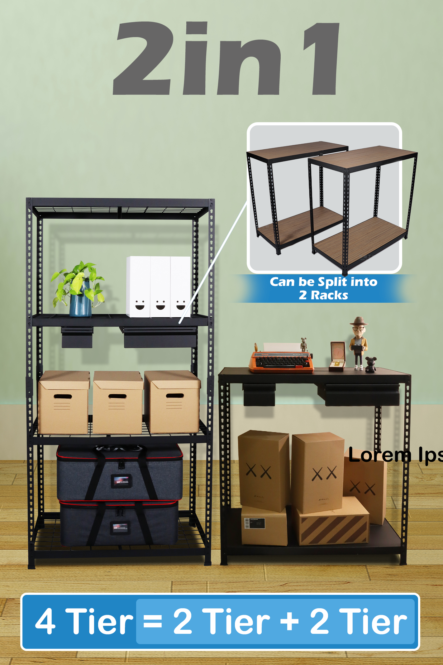 Kit Storage Boltless Rack