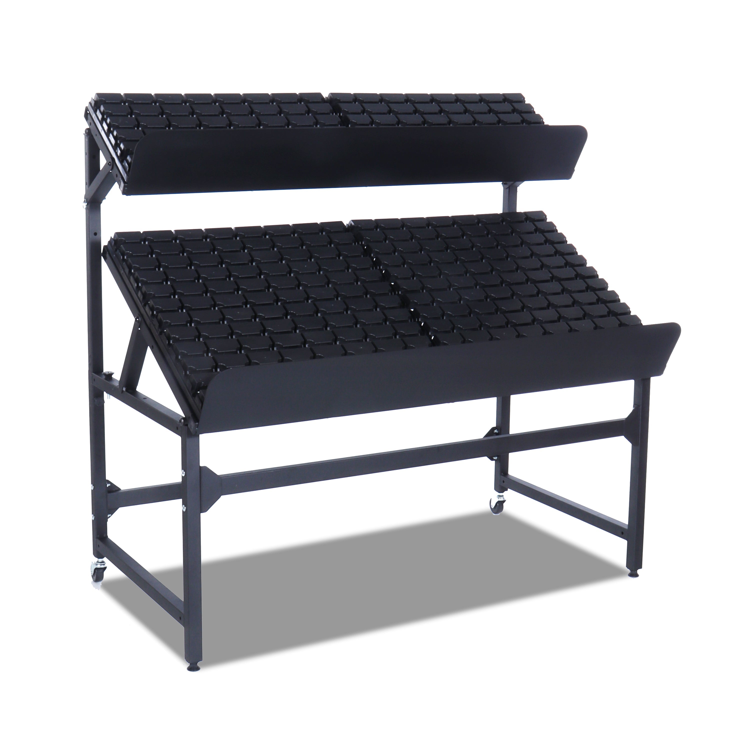 Double-Layer Fruit & Vegetable Display Rack