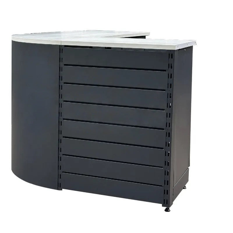 Cashier Counter Type A｜L-Shaped Curved Checkout Counter